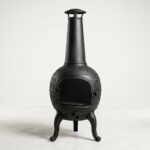 Nayagoods Artisan Cast Iron Chiminea Fire Pit & Garden Heater